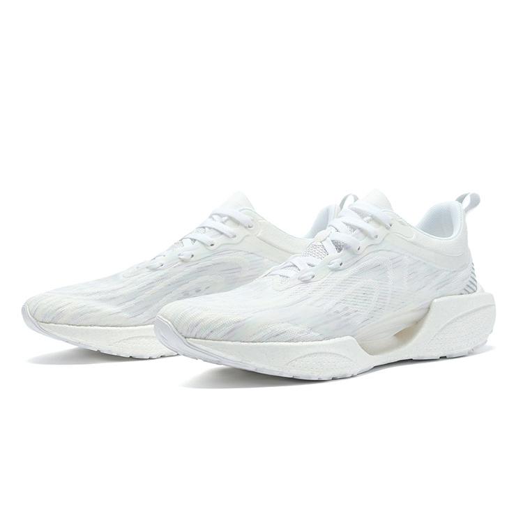 Li Ning Super Light 18 Comfortable Cushioning Breathable Slip Resistant Low Top Running Shoes Women's Standard White ARMR008-3