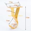 F26C Aluminium Alloy Curtain Pole Bracket Simple Curtains Fixing Supplies Household for Home Bedroom Living Room Curtains