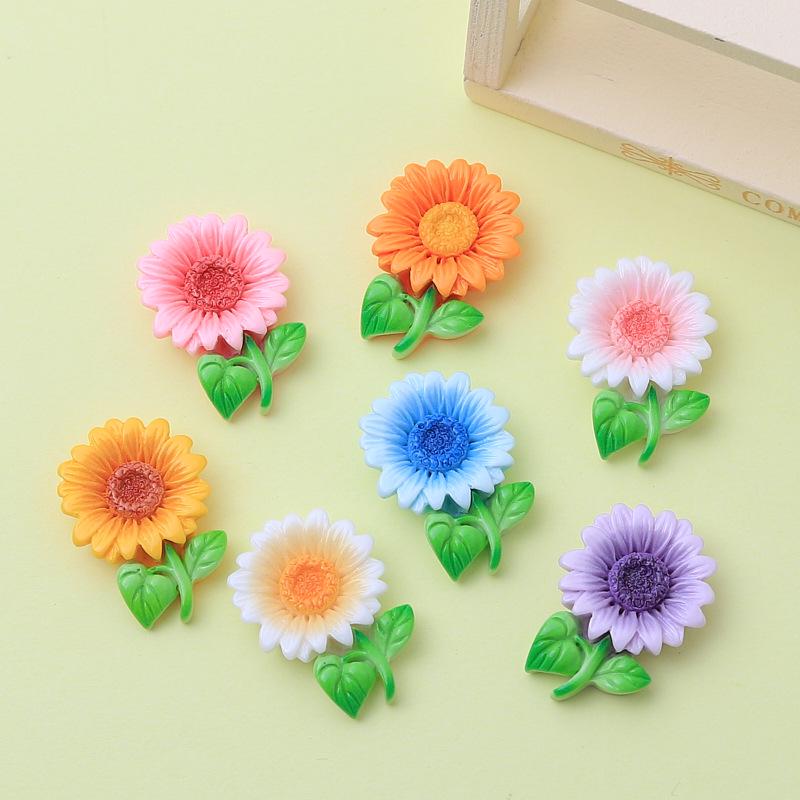 Sunflower Resin Hair Clips: DIY Jewelry Accessories with Cream Glue