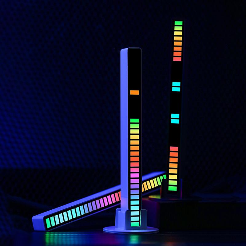 Rgb Voice Control Audio Voice Control Music Rhythm Lamp Led Atmosphere Light