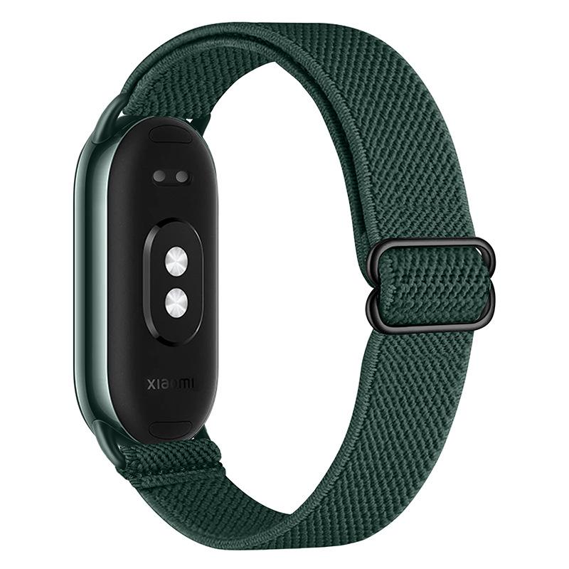 Braided Strap for Xiaomi Mi Band 8 Elastic Nylon Solo Loop Adjustable Watchbands Replacement Correa Bracelet for Miband 10/9/8