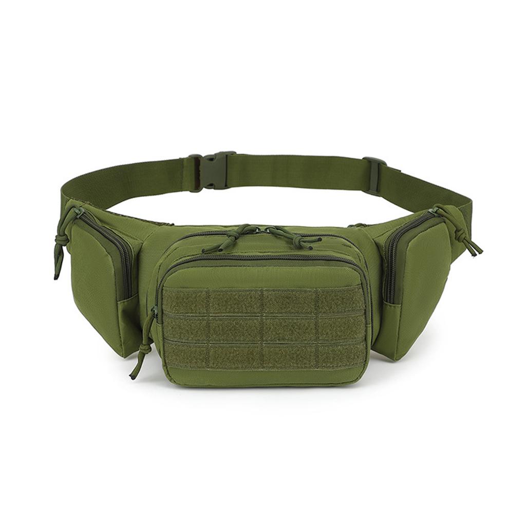 Men's Tactical-Waist Bag High-Density Nylon Fiber Outdoor Sports Durable Storage With Adjustable Strap