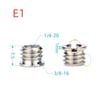 6Piece Precisions Thread Converters Kit For DSLR Action Cameras and Live Streaming Gear Aluminum Alloy Design