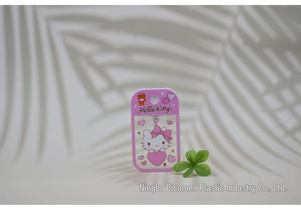 Cartoon 50ml Hydrating Card Perfume Spray Bottle - Portable & Plastic