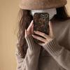 Amber Leopard iPhone 16 Hülle für Apple 15 Pro Max, passend für die Modelle 11/12/13/14, europäisch-amerikanischer Stil