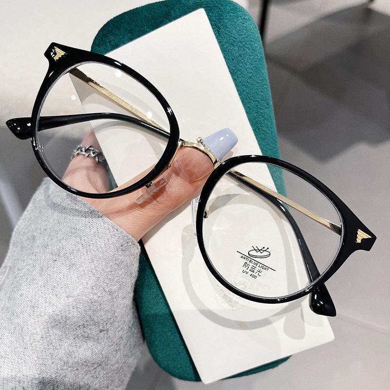 Material Eyeglass Frame Men Women Blue Light Blocking Women'S Glasses Frame Round Shape Women’S Eyewear Frames