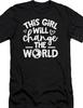This Girl Will Change the World T Shirt Tee Girl Power Peace Protest
