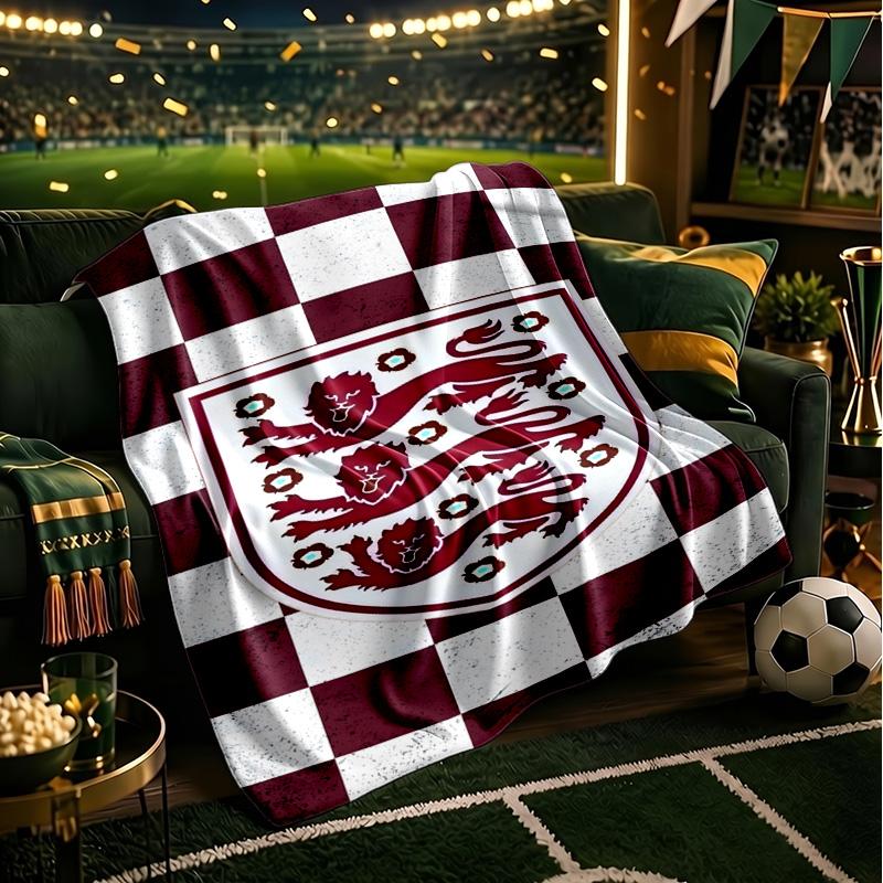 EnglCoat Of Arms Blanket Lightweight Ideal Bedding Blanket Perfect for Travel, Camping, Living Rooms, Offices, Sofas, Fan Christmas gift