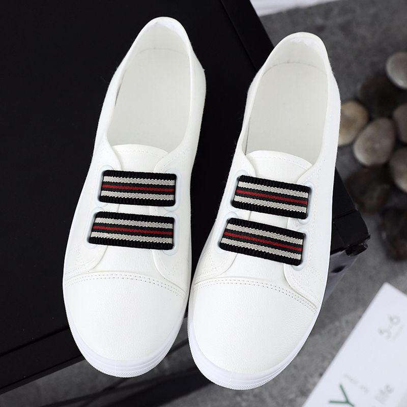Women's Casual Canvas Sneakers Fashion Platform Low-top Women Single Shoes Flat Bottom Female Canvas Shoes