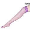 Seductive Women's Erotic Silk Mesh Stockings