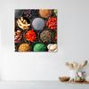 Canvas print Food and cooking spices