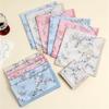 Lady Square Handkerchief Cotton Flower Women Child Print Face Hand Towel Hanky Wedding Christmas Gift