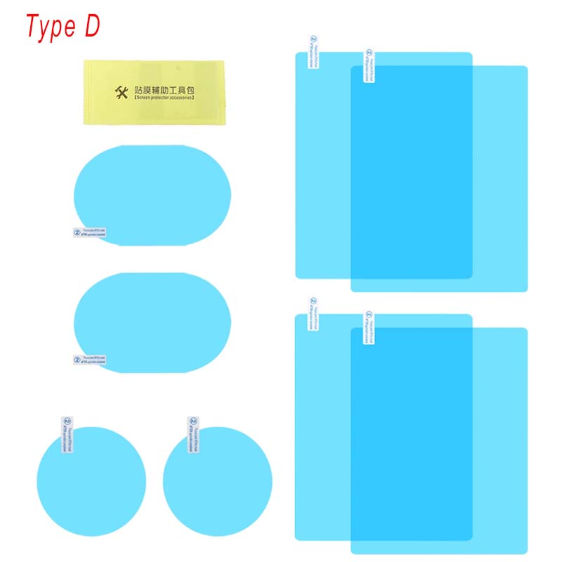 1/4/8/12 sztuk lusterko wsteczne samochodu folia przeciwdeszczowa Anti-Fog przezroczysta naklejka ochronna Anti-Scratch wodoodporne lustro okno