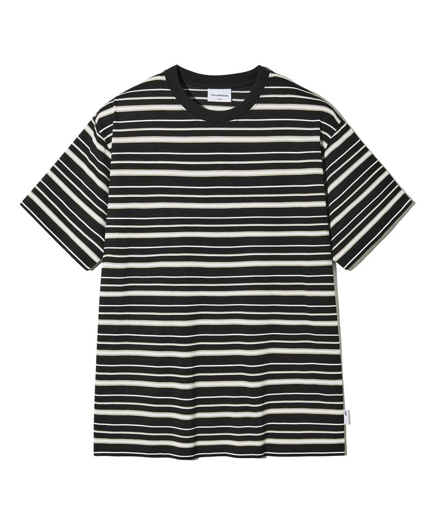 FILLUMINATE Monoline Stripe T-Shirt - Black