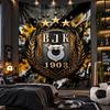 Nástěnná tapiserie s potiskem Beşiktaş FC, látka do obývacího pokoje, ložnice, domácí dekorace