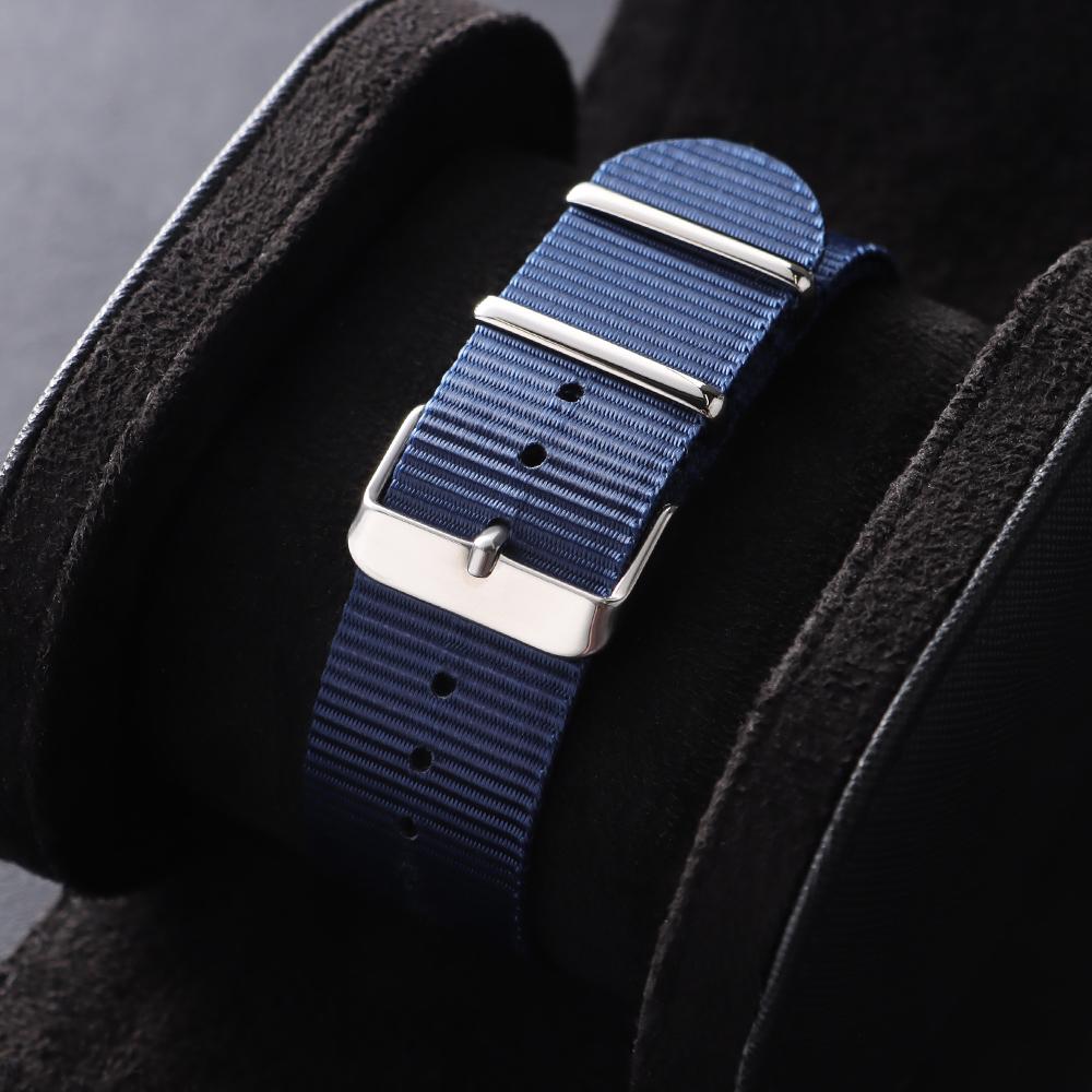 

Nylon Watch Strap 18mm 20mm 22mm Brown Black Watch Band Military Casual Watchband for Seiko Army Sport Bracelet Replacement Belt 22mm синій