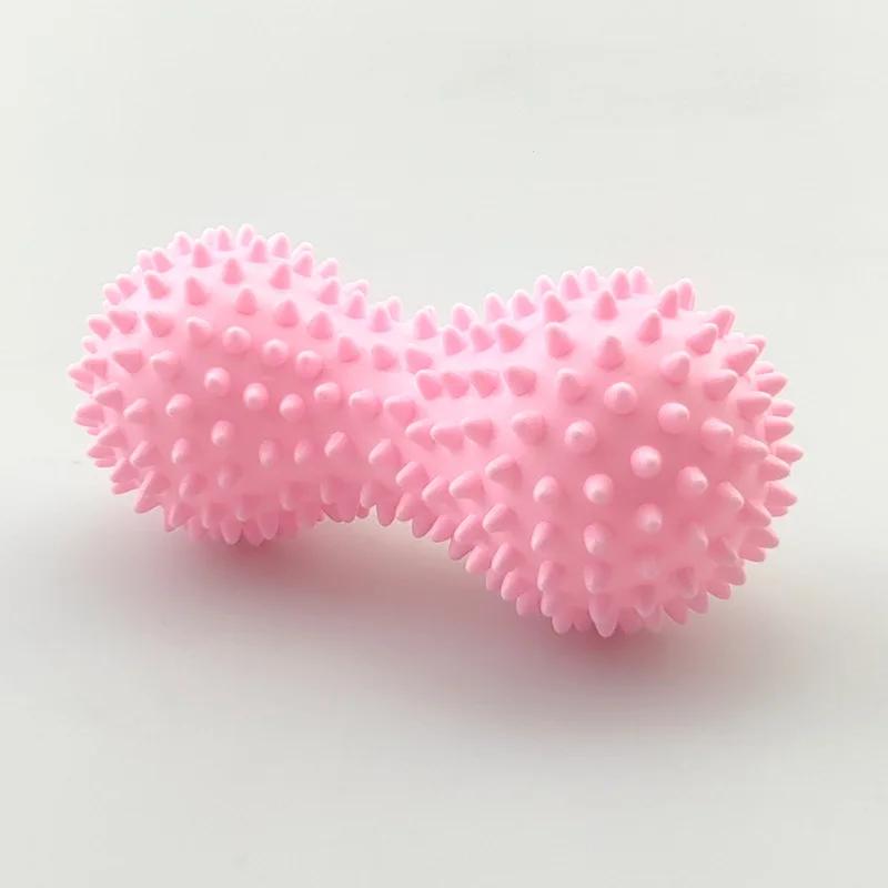 Peanut Massage Spiky BallMuscle Pain Stress Foot Massager Relaxation Training Grip Roller Myofascial Balls for Plantar Fasc