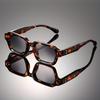 High-end retro square full-frame decorative lenses, classic, durable and versatile for both men and women