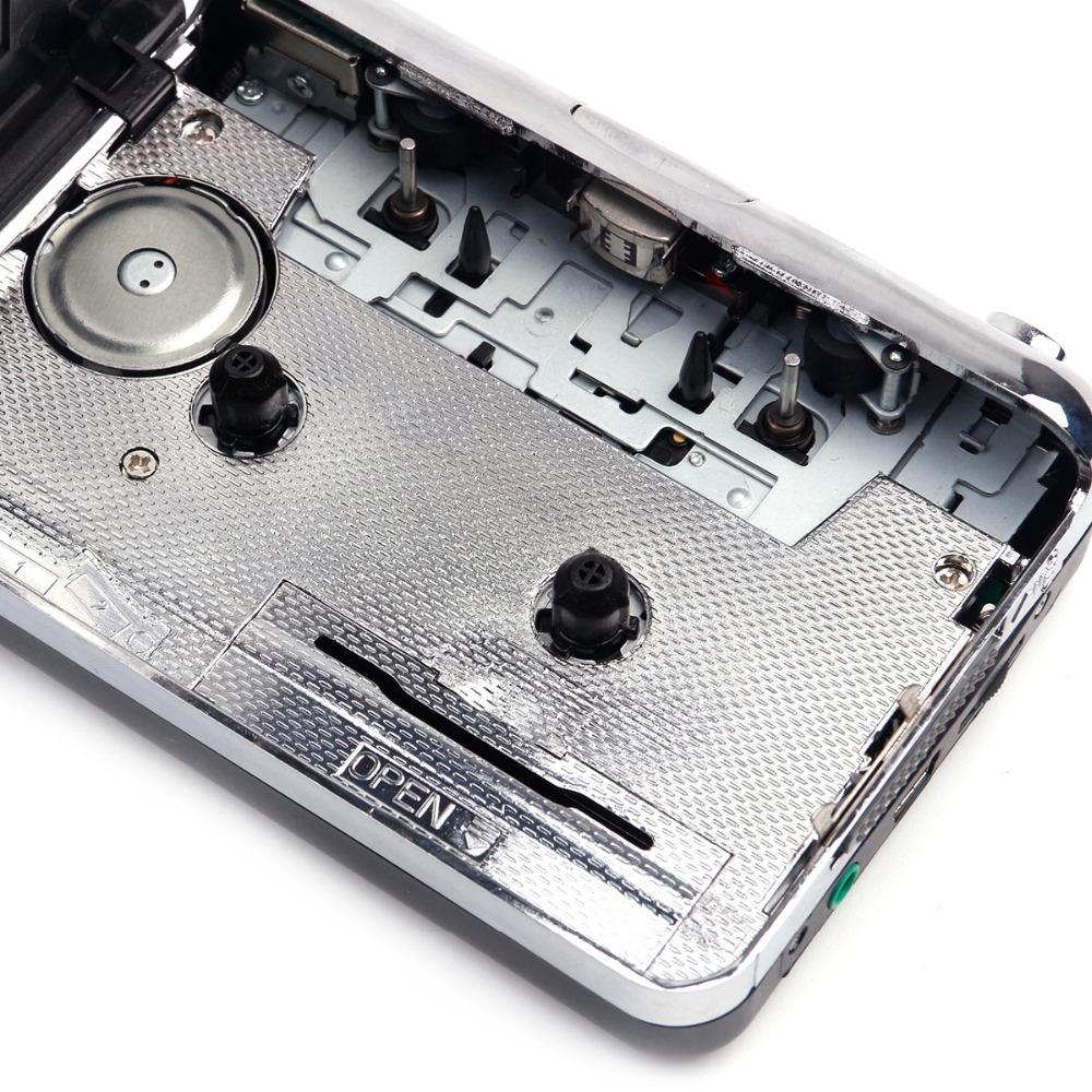 USB Cassette Capture Radio Player Portable USB Cassette Tape To MP3 Converter Capture Audio Music Player Tape Cassette Recorder
