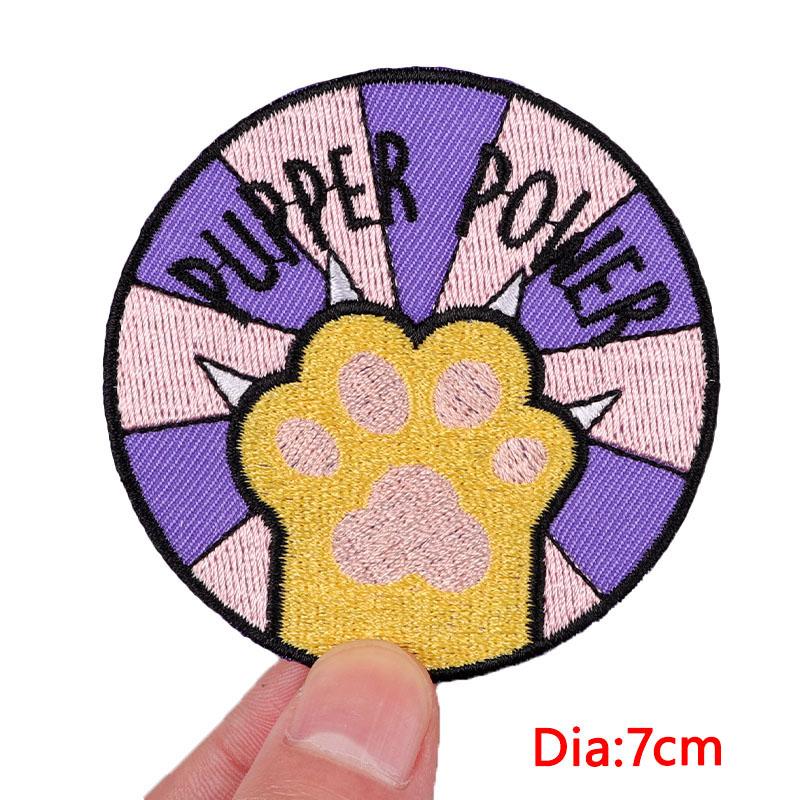 Horror Animal Butterfly Embroidered Patches Bear Cat Shark Patch Iron On Patches For Clothing Thermoadhesive Patches For Clothes