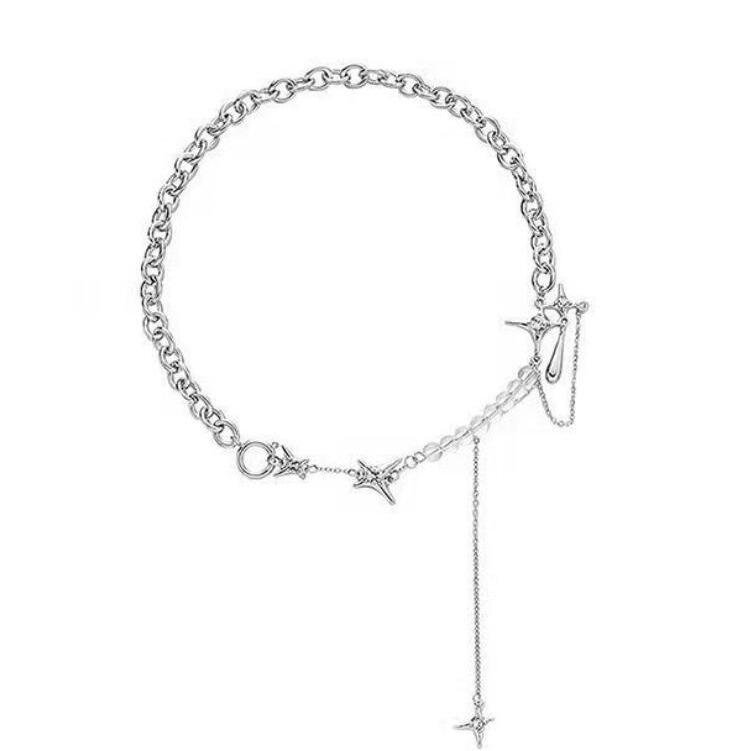 Trendy Star-Love Pendant Sweet & Cool Clavicle Necklace
