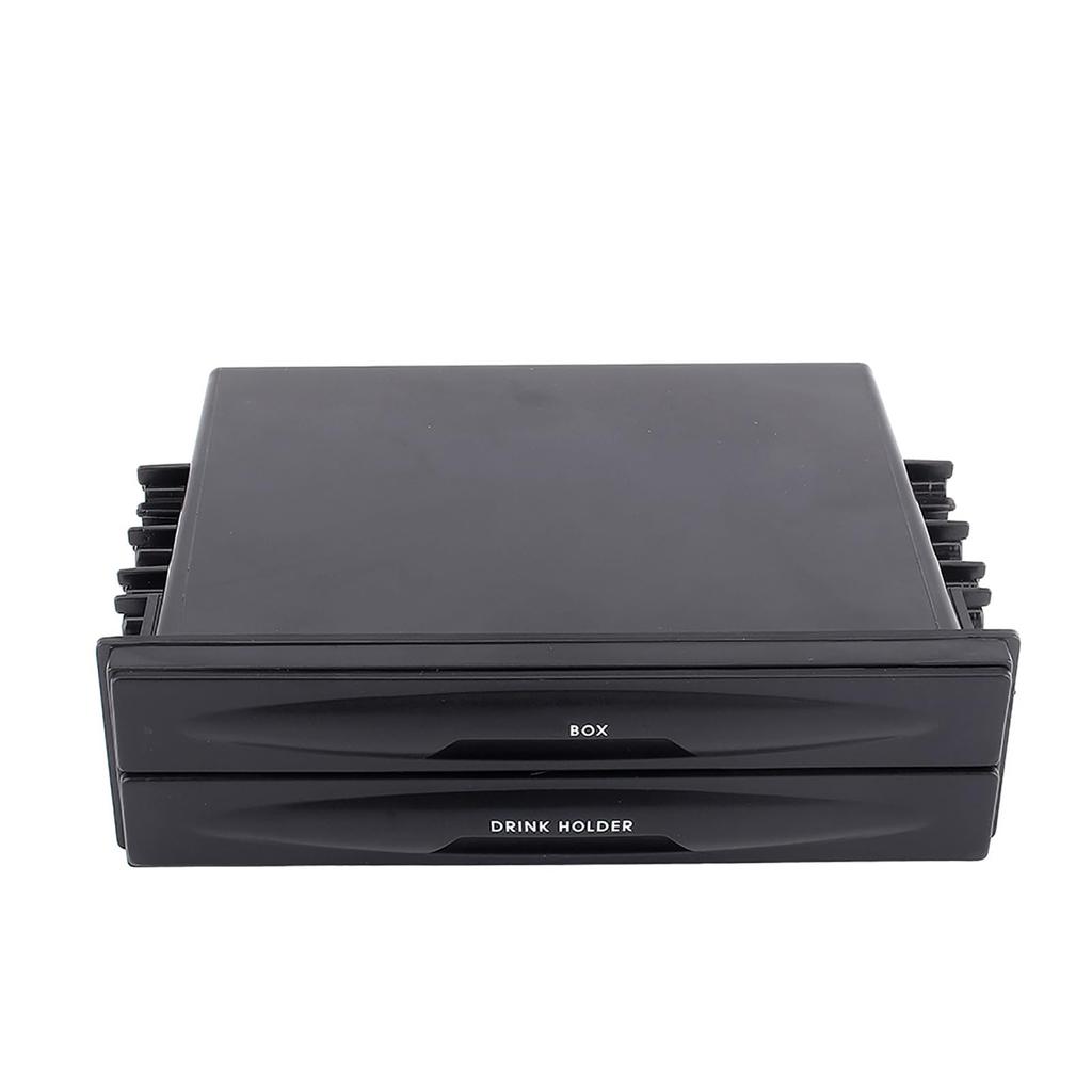 1DIN Cup Holder Included Double Layer Out Storage Box Car Auto Car Auto Car