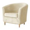 Funda para Sillón Club, Terciopelo, Crema