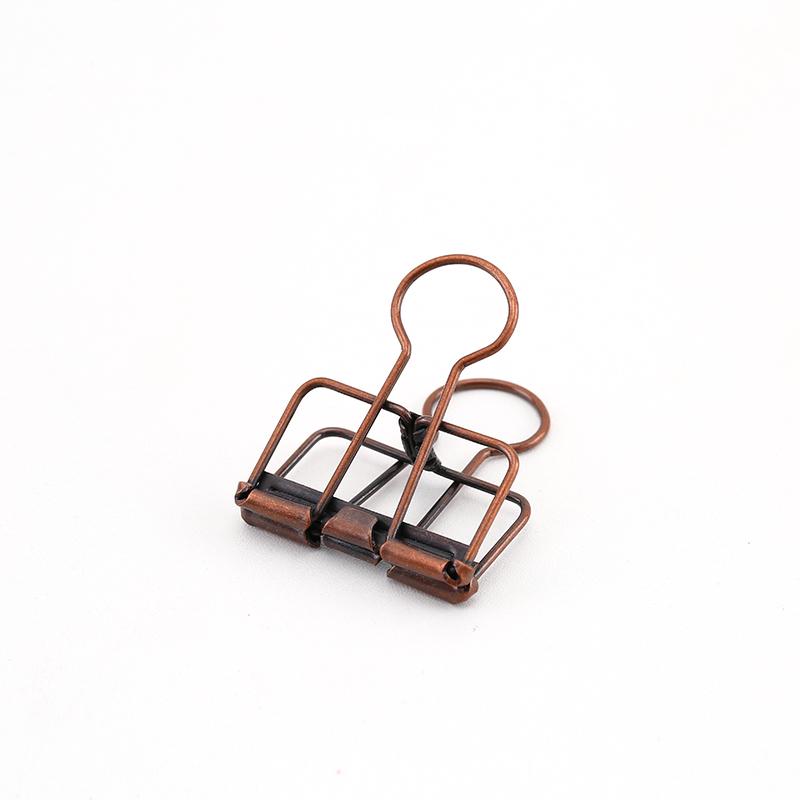 8 Colors 3 Sizes Ins Colors Gold Sliver Rose Green Purple Binder Clips Large Medium Small Office Study Binder Clips