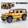 1/22 Jeeps Wrangler Rubicon Alloy Diecasts & Toy Vehicles Metal Toy Car Model Sound and Light Pull Back Collection Kids Toy Gift