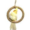 Rattan Handgeflochtener Runder Papageien Hängender Ring Vogelhaus Haustier Kauspielzeug Eidechsen Hängematte Käfig Spielzeug Vogel Schaukel Zhenze Cao Kreis