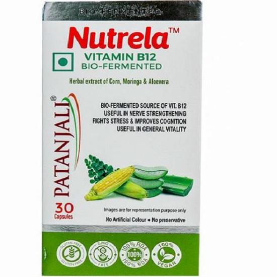 

Patanjali Nutrela Vitamin B12 Bio-Fermented Capsule 30 capsules
