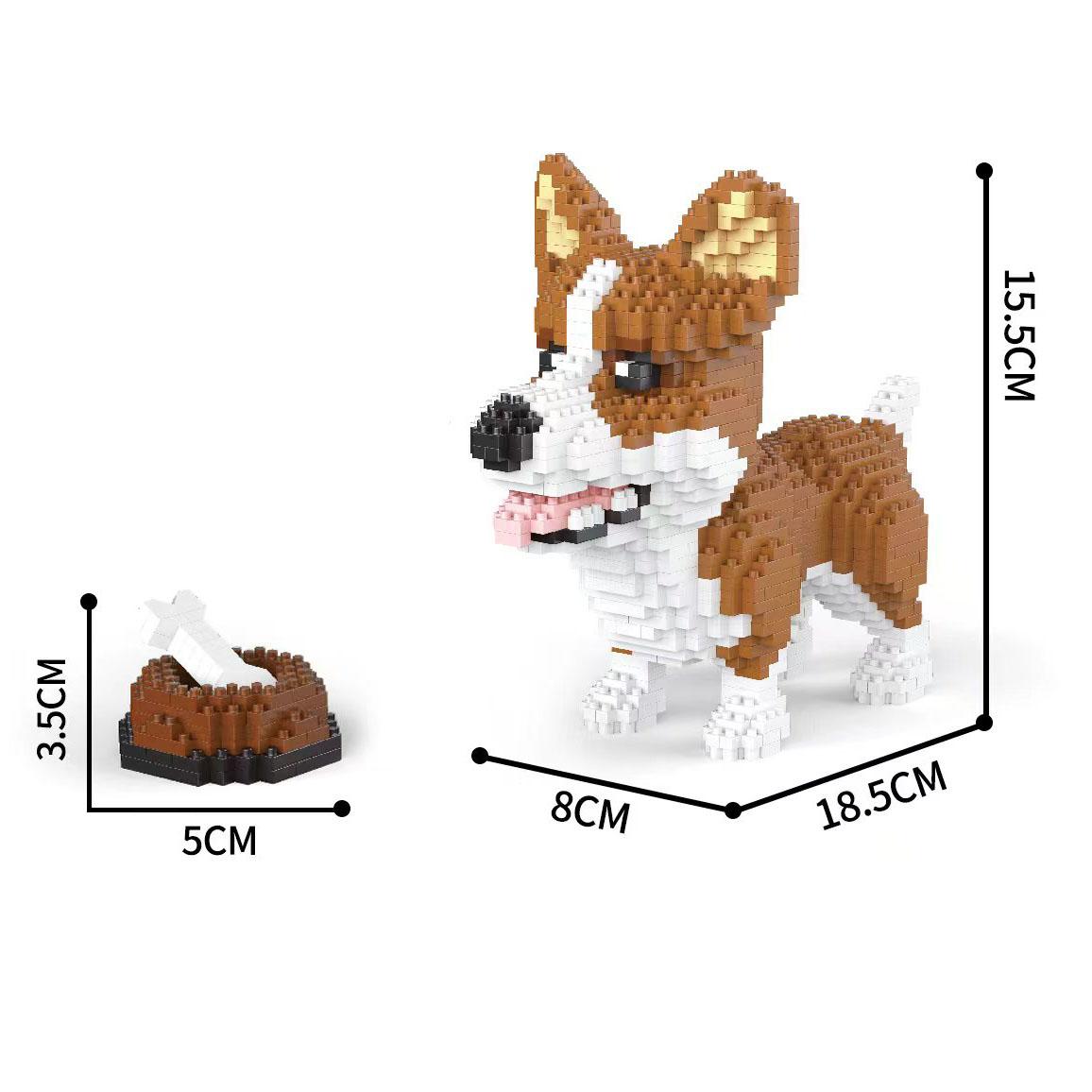 

Cute Dog Building Blocks - Available in Various Styles, Ideal for Interaction and Gift Giving, Bringing Good News To Enthusiasts in-bag