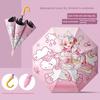 Children's Umbrella, Waterproof Cover for Kindergarten and Primary School Students, Safety Automatic Umbrella, Cute Cartoon for Boys and Girls