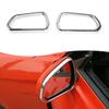 2pcs Side Rearview Mirrors Cover Trim Decor Bezels for Ford Mustang 2015+ Chrome