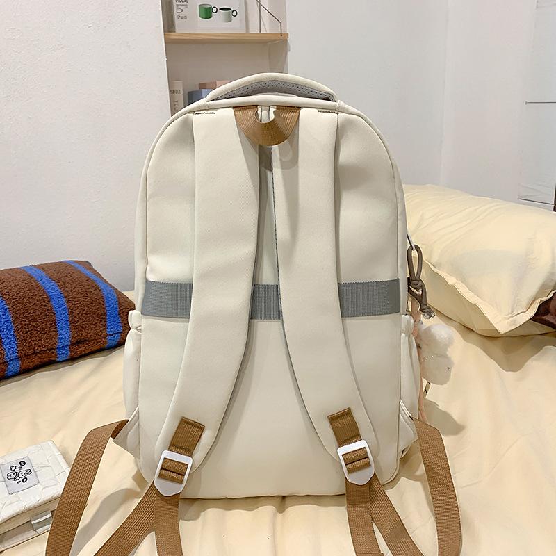 School bag female new cute ugly cute cartoon pain layer backpack high value primary and secondary school students large capacity backpack male