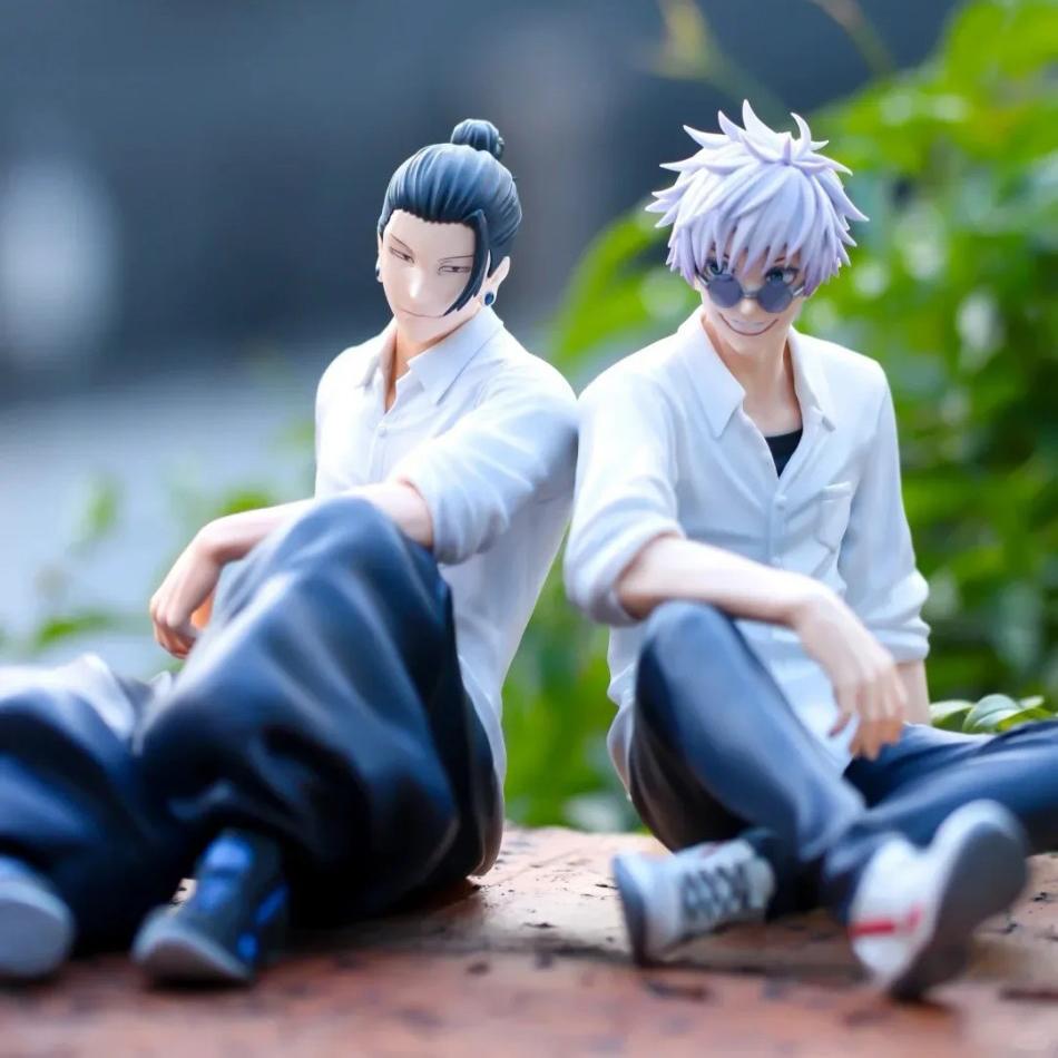 New In Stock  Jujutsu Kaisen 10Cm Gojo Satoru Geto Suguru Action Figure Pvc Kawaii Toys Dolls Anime  Birthday Gift