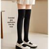 Women's Silicone Over-the-Knee Anti-Slip Thigh-High Socks, Black, Summer Thin