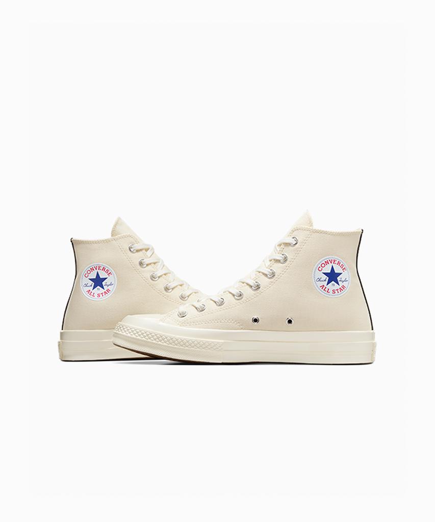 Converse X Comme Des Garçons Play Chuck 70 Egret A08792C