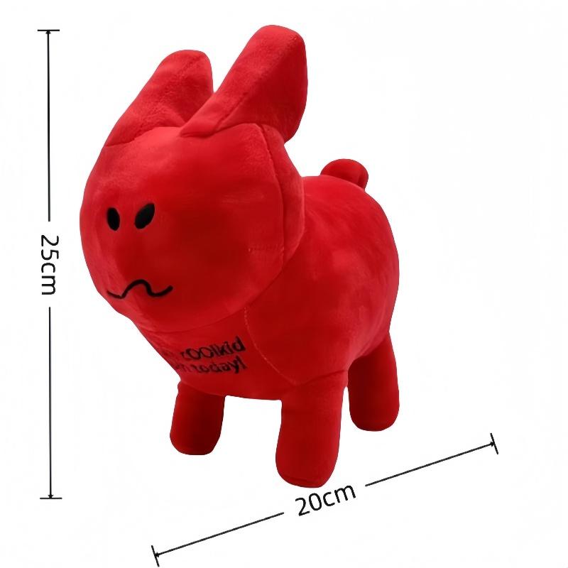 Anime Forsaken Chance Demone Rosso Peluche Coniglio Tuta Uomo Bambola da Collezione Giocattolo per Regalo di Compleanno Venditore Disponibile Modello Dimenticato