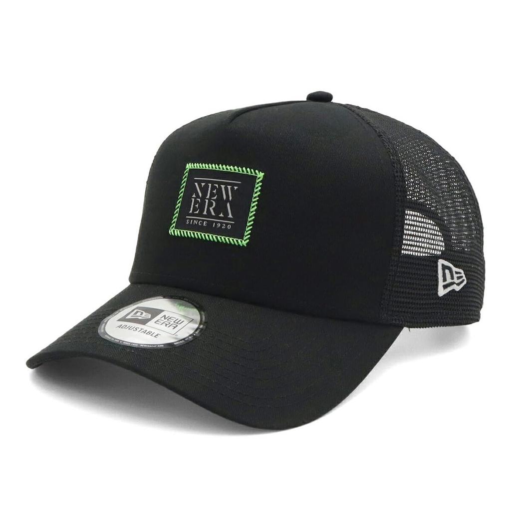 New Era Mesh Free 940AFTR WOVEN PATCH BLK NER36C3501 9FORTYA-Frame Cap, Cotton, Black, Size, CLO, 14388588,