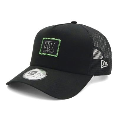 New Era Mesh Free 940AFTR WOVEN PATCH BLK NER36C3501 9FORTYA-Frame Cap, Cotton, Black, Size, CLO, 14388588,