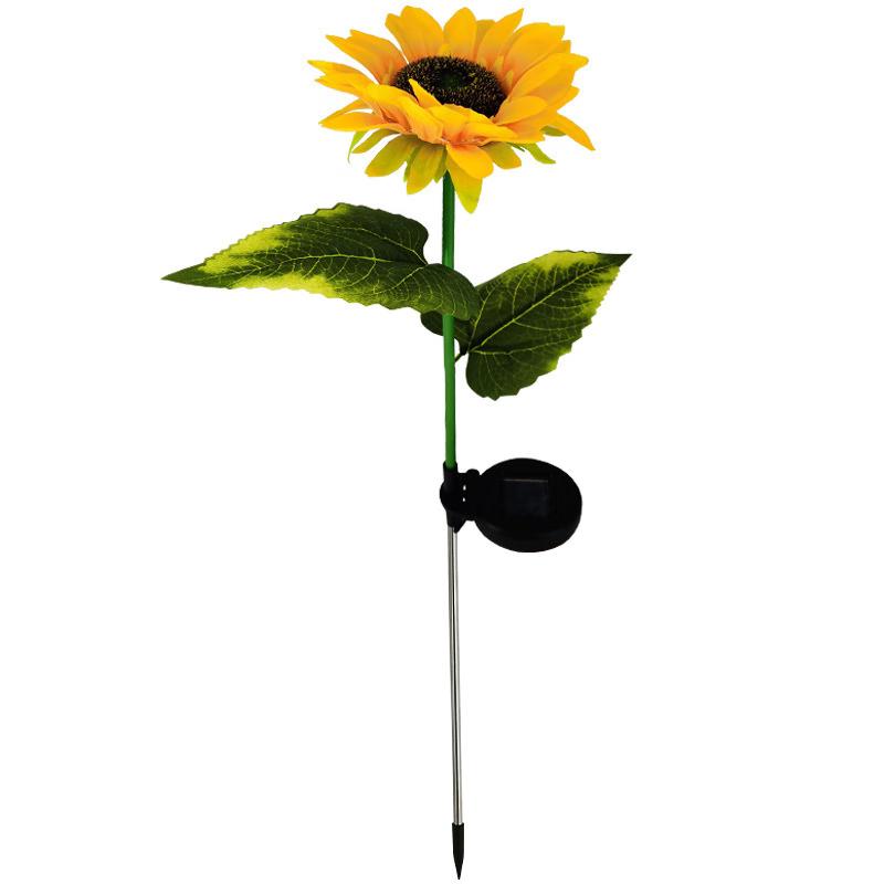 Outdoor Solar Sunflower Garden Stake Lights