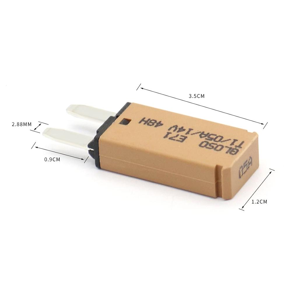 Mini Circuit Breaker Blade Fuse DC 14V Automatic Reset ATM Circuit Breaker Blade Fuse for Car Motorcycle Truck Boat Marine Circuit Breaker 6