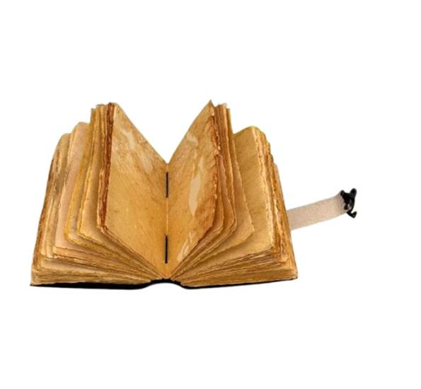 Handmade Owl Leather Journal 5×7” | Moonlit Forest Diary with 200 Deckle-Edge Pages | Vintage Lock Notebook