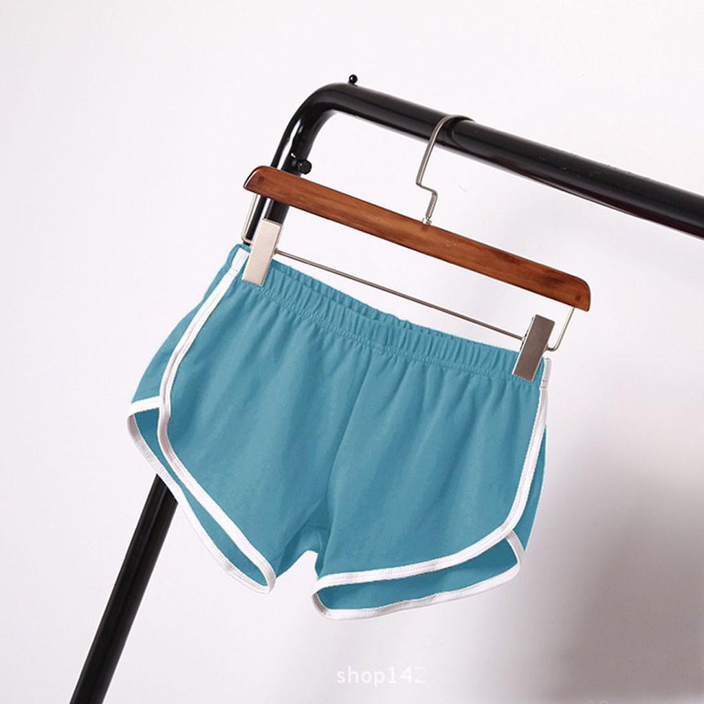 Women Casual Solid Summer Sports Shorts Workout Yoga Shorts Active Shorts