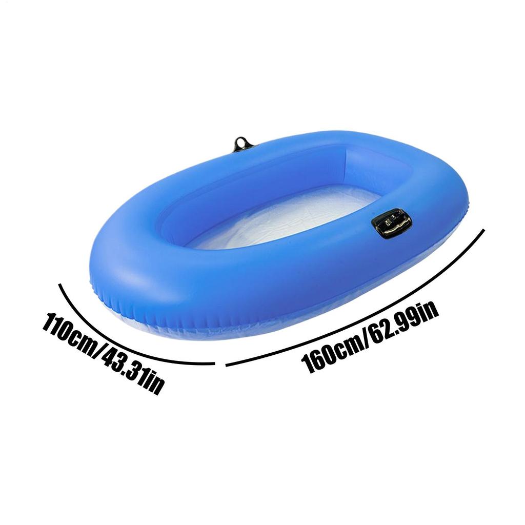 Transparent Bottom Window Inflatable Boat Subsea Exploration Optimized Spacious Layout fostering parent-child exploration