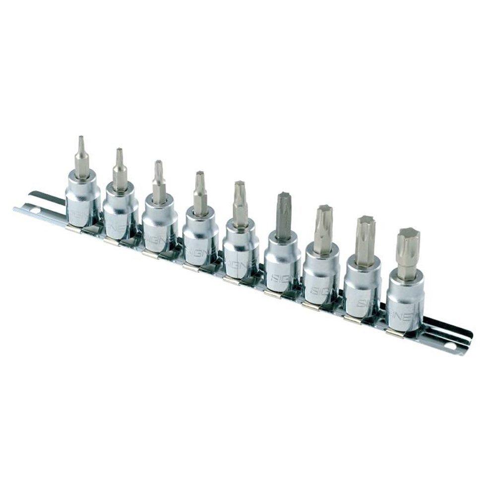 

SIGNET 9PCS Hex Lobe Bit Socket Set 22967V 3/8DR