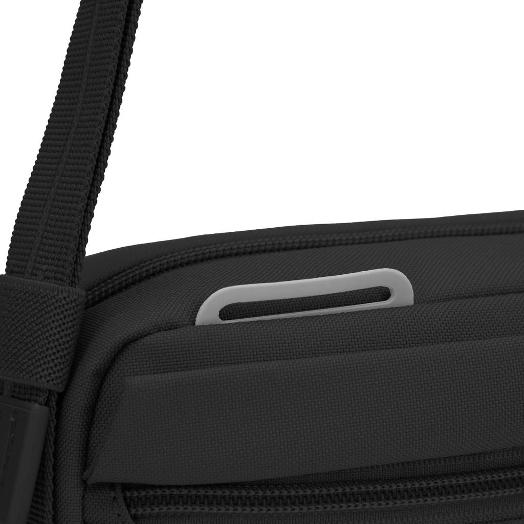 Pacsafe Go Anti-Theft Crossbody Bag, Jet Black, 2.5 liters