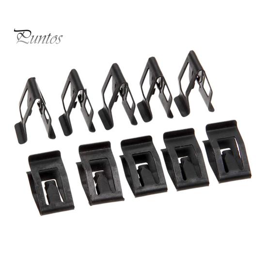 Dashboard Clip Set 20Pcs Trim Metal Universal Easy Installation Dash Front Console Retainer Clamp Replacement Car Accessories Hood And Fender