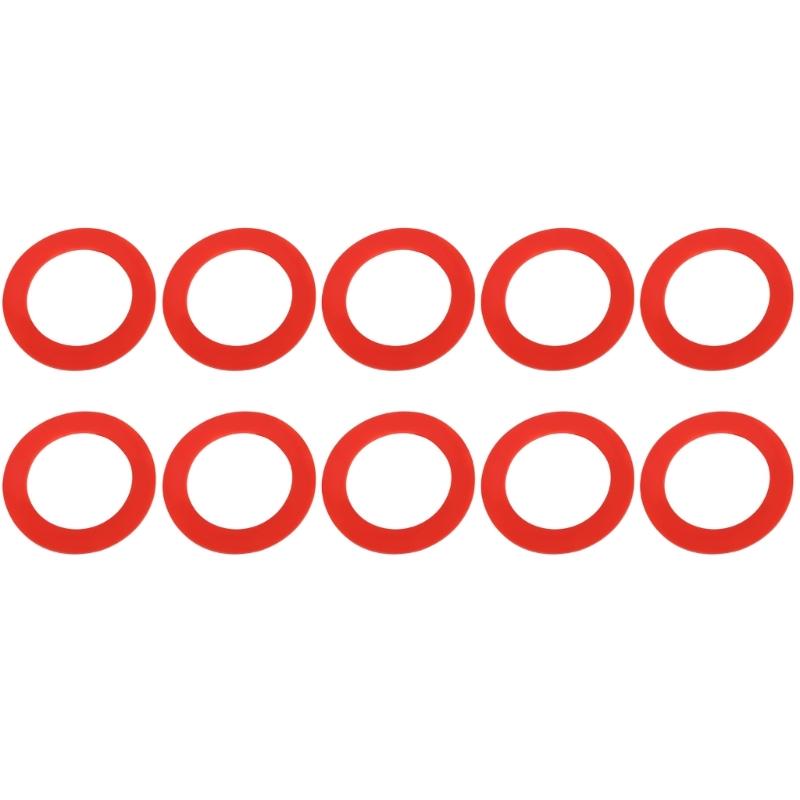 10Pack Toilet Flapper Sealing Washer Silicone Flush Valves Sealing Gaskets Diaphragm Drain Valves Toilet Tank Accessories